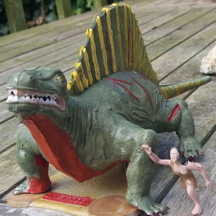 Dimetrodon – Prehistoryczny gad, dinozaur | Model plastikowy do sklejania Lindberg