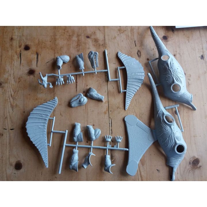 Dimetrodon – Prehistoryczny gad, dinozaur | Model plastikowy do sklejania Lindberg