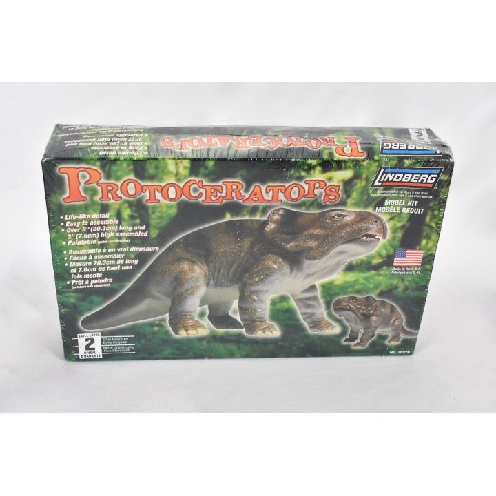 Protoceratops – Roślinożerny dinozaur | Model plastikowy do sklejania Lindberg