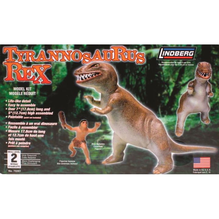 Tyrannosaurus Rex – Król drapieżników, dinozaur | Model plastikowy do sklejania Lindberg