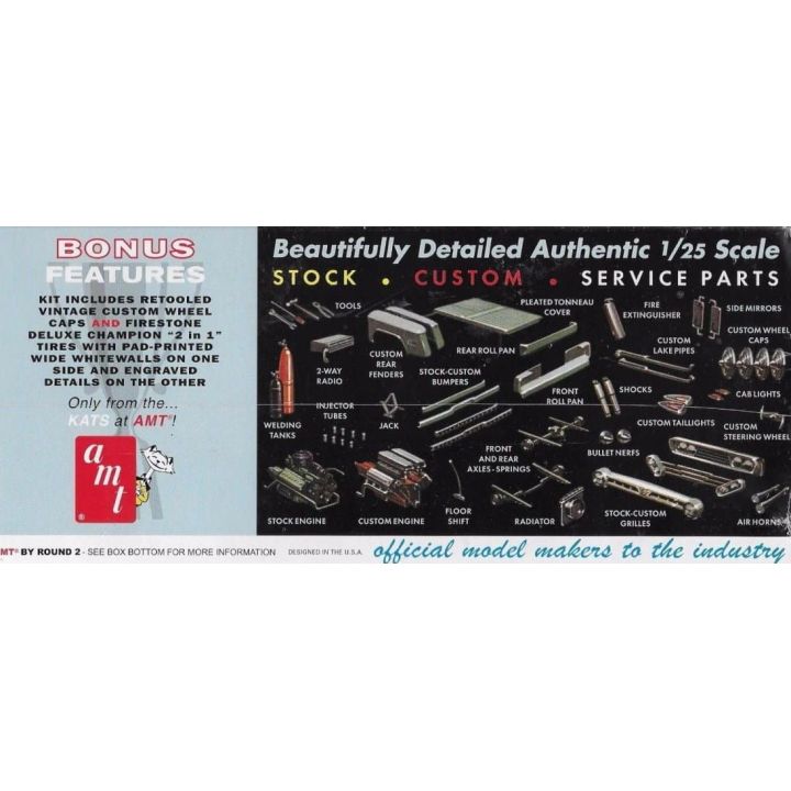 Ford Pickup 1953 – Klasyczny pickup z USA 3w1 | Model plastikowy do sklejania AMT (skala 1:25)