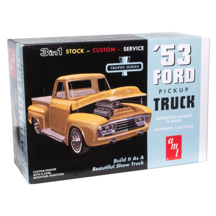 Ford Pickup 1953 – Klasyczny pickup z USA 3w1 | Model plastikowy do sklejania AMT (skala 1:25)
