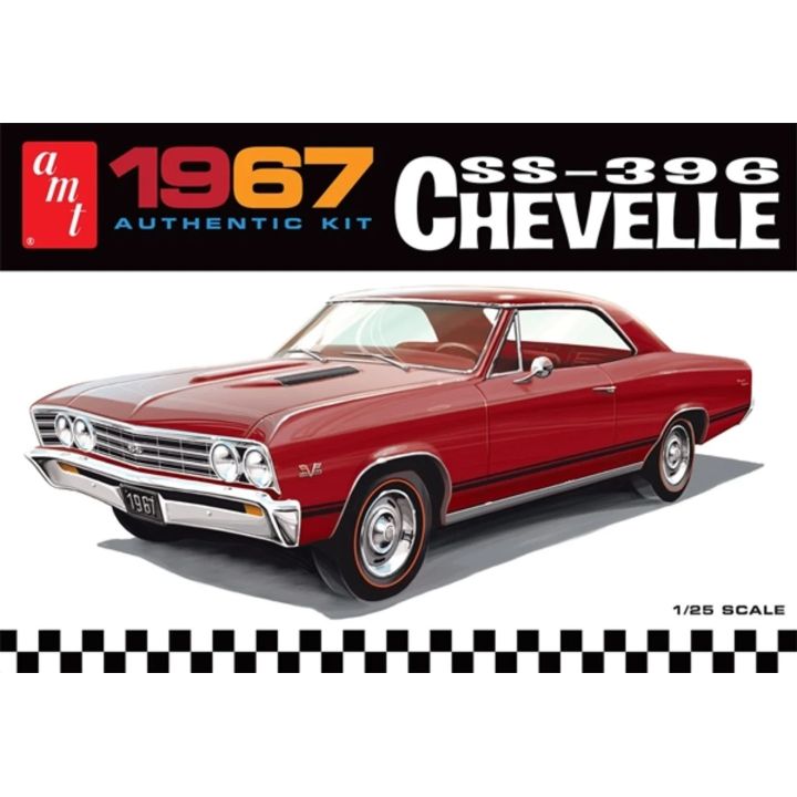 Chevy Chevelle Pro Street 1967 – Muscle car z USA | Model plastikowy do sklejania AMT (skala 1:25)