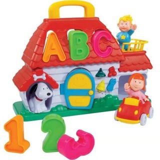 Interaktywny Domek Farma ABC z Sorterem – Dźwięki, światło i nauka liter | Edukacyjna zabawa malucha