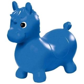 Kucyk Skoczek Niebieski dla Dzieci – Gumowy Jeździk do Skakania i Aktywnej Zabawy | Ruch i radość każdego dnia