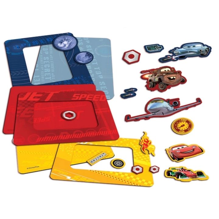 Pomysłowe Ramki 3D Zestaw dla małych majsterkowiczów – Kreatywne dekoracje do pokoju | Auta Cars Disney