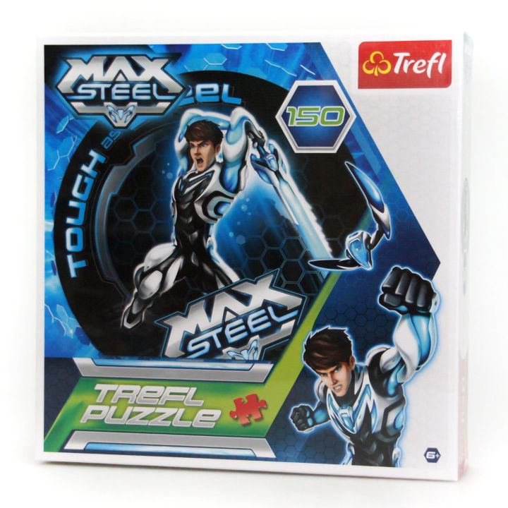 Max Steel – Puzzle okrągłe 150 elementów | Wyjątkowa układanka w kształcie koła dla małych fanów