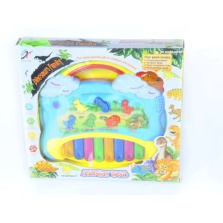 Organki Edukacyjne Dinozaury dla Dzieci – Muzyka i odgłosy prehistorycznych stworzeń | Multifunkcyjna zabawka muzyczna