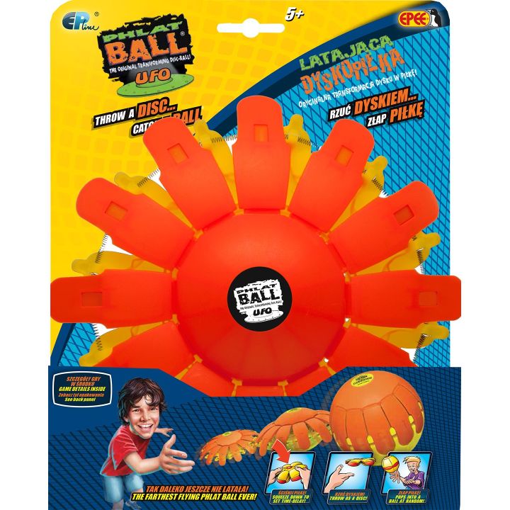 Dyskopiłka UFO Transformująca – Latający dysk zamieniający się w piłkę | Nieprzewidywalna zabawa ruchowa