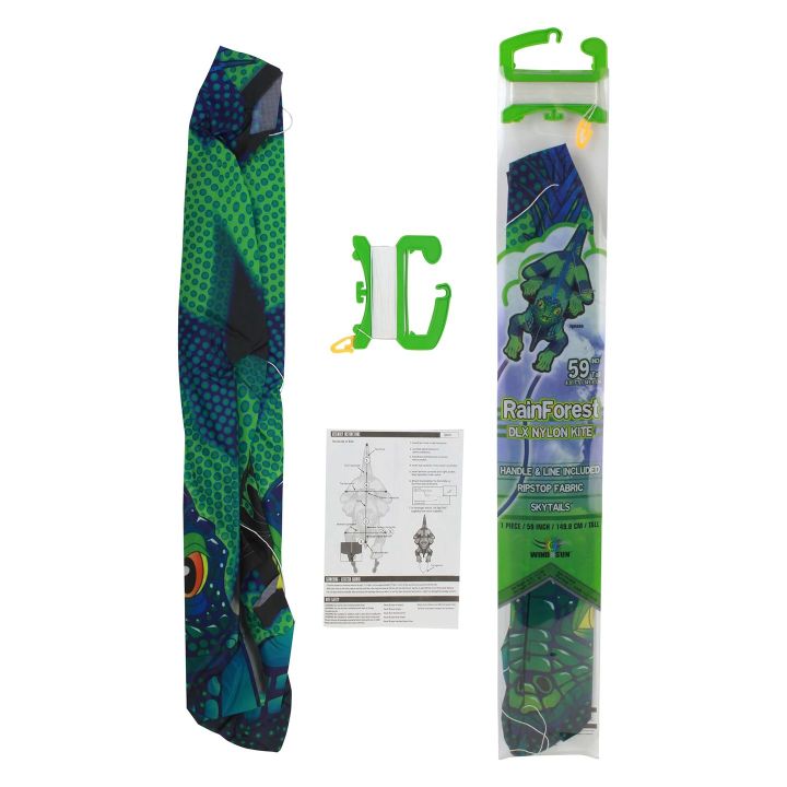 Latawiec Rainforest Iguana – Spektakularny design z lasu deszczowego | Gigantyczny latawiec nylonowy 150 cm