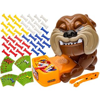 Czujny Buldog, Gra Zręcznościowa – Chwytak, kostki i karty | Emocjonująca zabawa pełna wrażeń