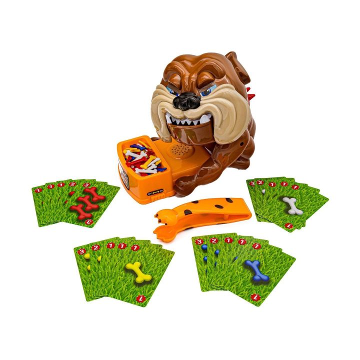 Czujny Buldog, Gra Zręcznościowa – Chwytak, kostki i karty | Emocjonująca zabawa pełna wrażeń