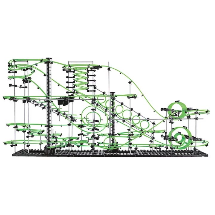 SpaceRail Level 8G GLOW (Świecące Żyłki) – Złożony Tor Kulkowy 3D 53 m | Kreatywny Rollercoaster