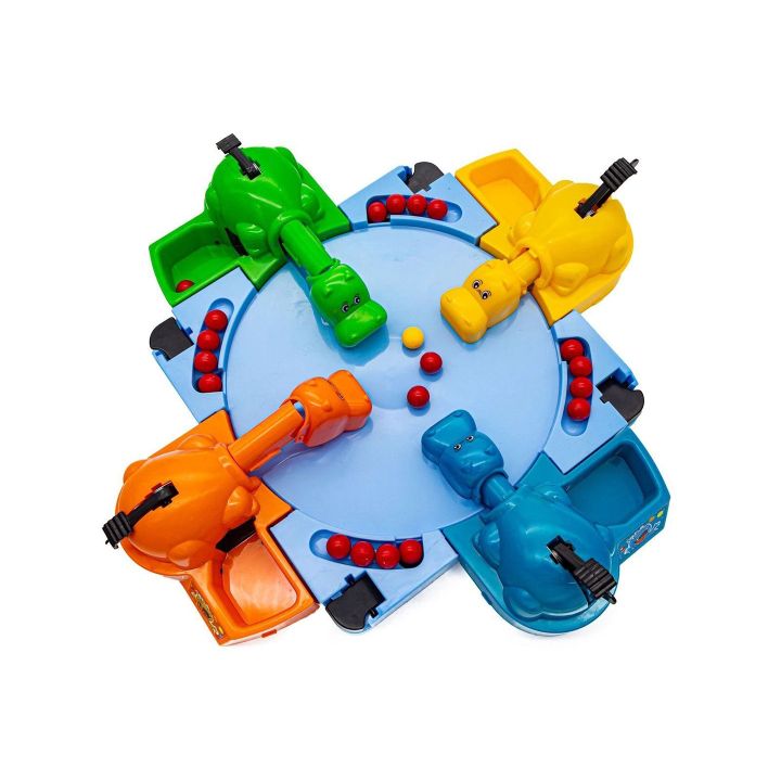 Głodne Hipopotamy, Gra Zręcznościowa – Dźwignie, kulki i arena | Dynamiczna zabawa pełna emocji