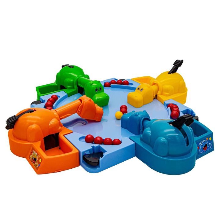 Głodne Hipopotamy Gra Zręcznościowa – Dźwignie, kulki i arena | Dynamiczna zabawa dla dzieci pełna emocji