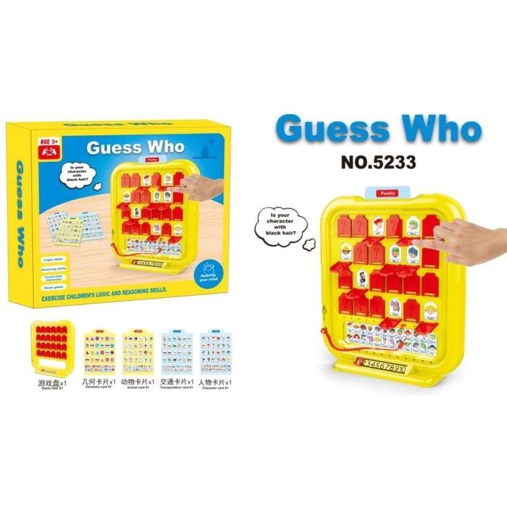 Zgadnij Kogo, Gra Logiczna – Tablica z planszami i okienkami | Dedukcyjna zabawa dla bystrzaków