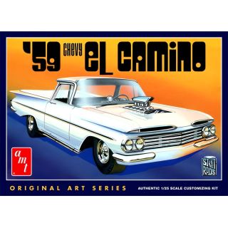 Chevy El Camino 1959 – Klasyk z USA 2w1 | Model plastikowy do sklejania AMT Original Art Series (skala 1:25)