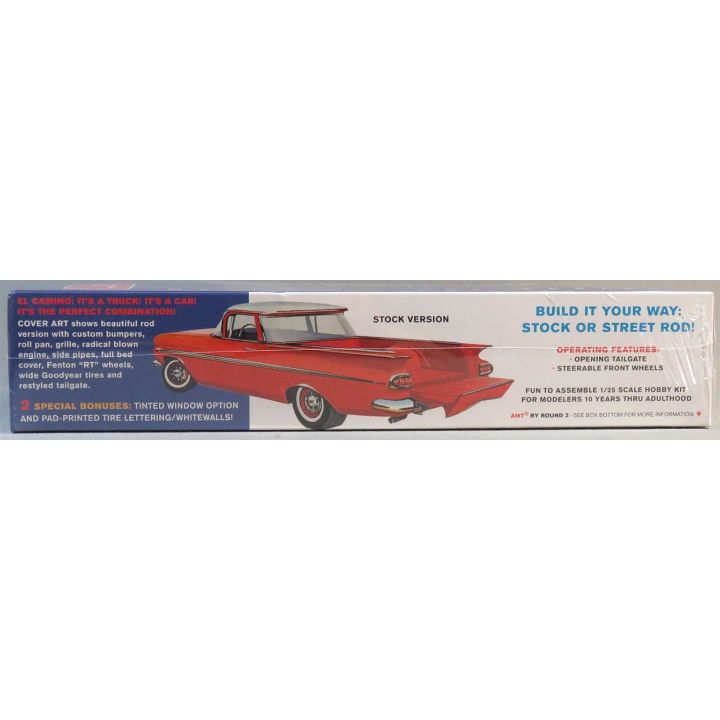 Chevy El Camino 1959 – Klasyk z USA 2w1 | Model plastikowy do sklejania AMT Original Art Series (skala 1:25)
