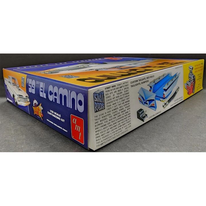 Chevy El Camino 1959 – Klasyk z USA 2w1 | Model plastikowy do sklejania AMT Original Art Series (skala 1:25)