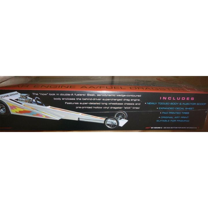 Flying Wedge Dragster – Kultowy dragster z USA | Model plastikowy do sklejania AMT Original Art Series (skala 1:25)