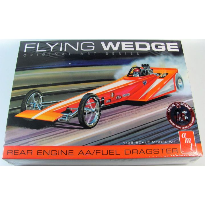 Flying Wedge Dragster – Kultowy dragster z USA | Model plastikowy do sklejania AMT Original Art Series (skala 1:25)