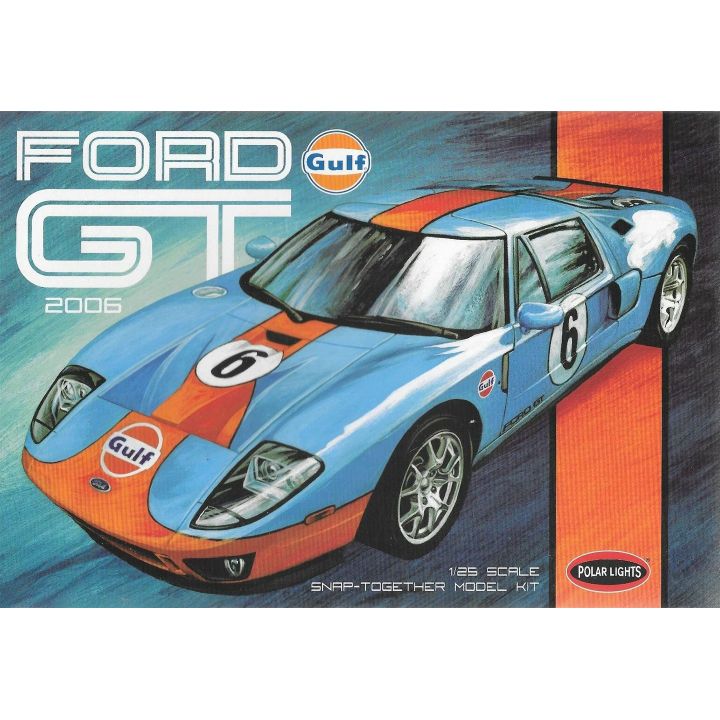 Ford GT Gulf 2006 – Legenda wyścigów z USA | Model plastikowy do składania Polar Lights (skala 1:25)