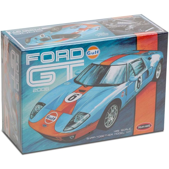 Ford GT Gulf 2006 – Legenda wyścigów z USA | Model plastikowy do składania Polar Lights (skala 1:25)