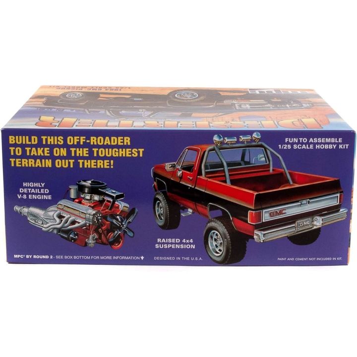 GMC Pickup „Deserter” 1984 – Off-roadowy pickup 4x4 z USA | Model plastikowy do sklejania MPC (skala 1:25)