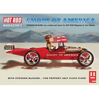 Stroker McGurk „Ghost of America” Flying Car – Z kultowego komiksu | Model plastik. do sklejania MPC (skala 1:18, długość 28 cm)