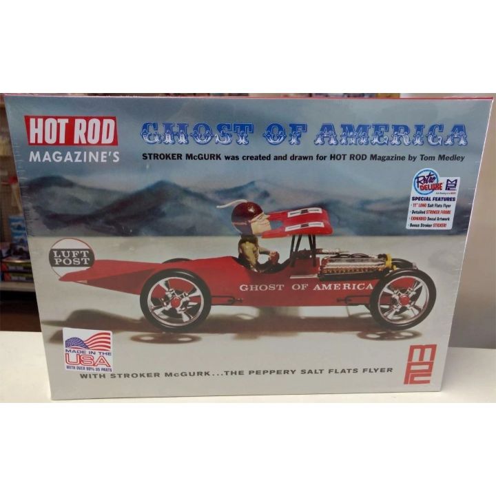 Stroker McGurk „Ghost of America” Flying Car – Z kultowego komiksu | Model plastik. do sklejania MPC (skala 1:18, długość 28 cm)