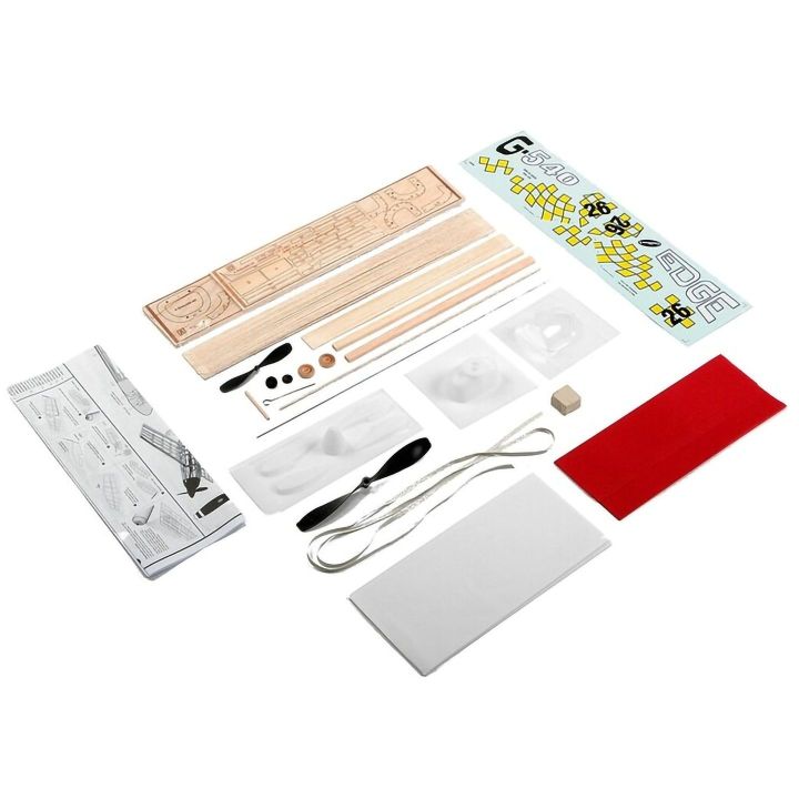 Edge 540 – Akrobacyjny samolot z napędem gumowym | Model balsowy do budowy Guillows (skala 1:14, rozpiętość 51 cm)