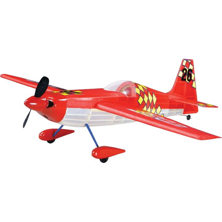 Edge 540 – Akrobacyjny samolot z napędem gumowym | Model balsowy do budowy Guillows (skala 1:14, rozpiętość 51 cm)