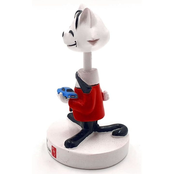 Figurka Kolekcjonerska Kot Bobblehead w Czerwonej Marynarce – Edycja Pamięci Buddiego Andersona | Retro 10 cm od AMT