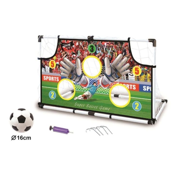 Zestaw Piłkarski z Bramką i Piłką – Trening celności i gra zespołowa | Aktywność na świeżym powietrzu