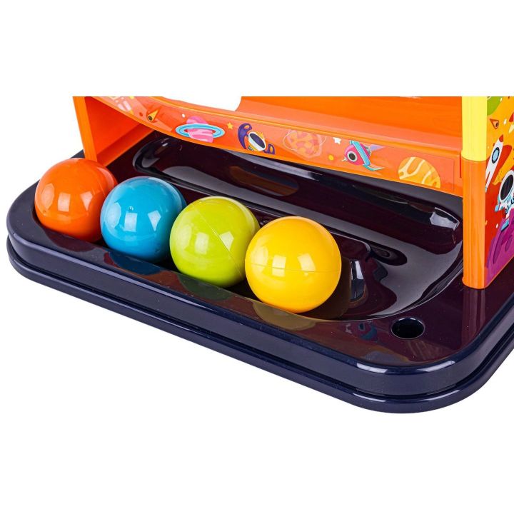 Tor Kulkowy z Młotkiem i Piłeczkami – Zjeżdżalnia dźwiękowa | Interaktywna zabawa rozwijająca precyzję