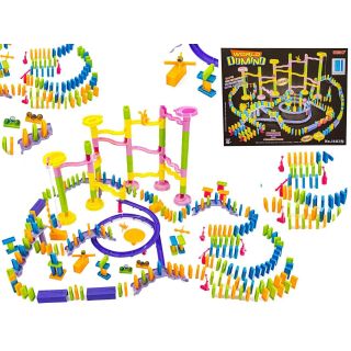 Kulodrom Domino 308 Elementów – Wielki tor kulkowy z efektem domino | Kreatywna zabawa w budowniczego