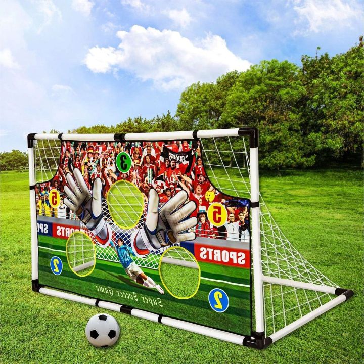Zestaw Piłkarski z Bramką i Piłką – Trening celności i gra zespołowa | Aktywność na świeżym powietrzu