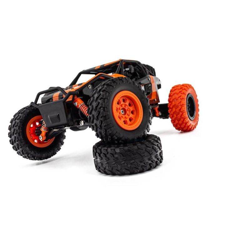 Desert Truck 4WD RC Pomarańcz HB SM2402 – 20 km/h, napęd 4x4, pilot 2.4 GHz | Zdalnie sterowany samochód off-road (skala 1:24)