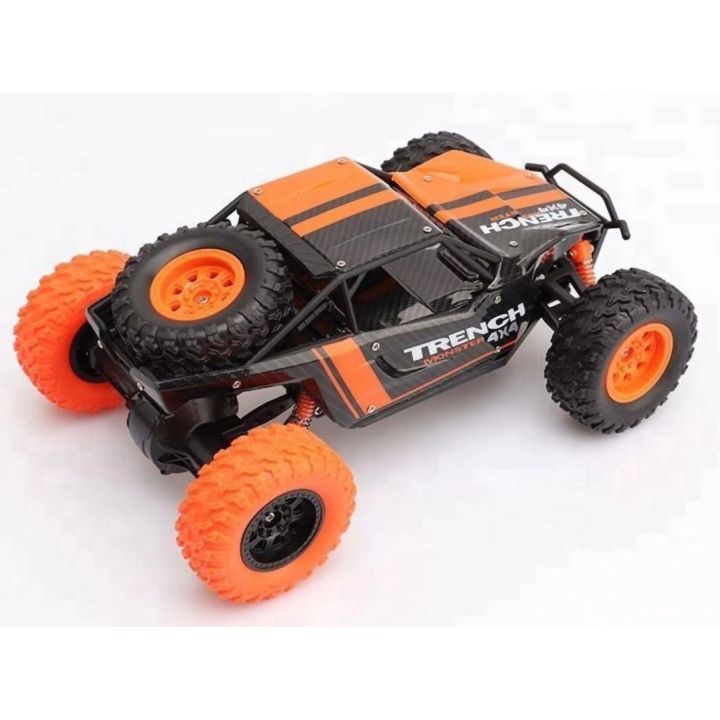 Desert Truck 4WD RC Pomarańcz HB SM2402 – 20 km/h, napęd 4x4, pilot 2.4 GHz | Zdalnie sterowany samochód off-road (skala 1:24)