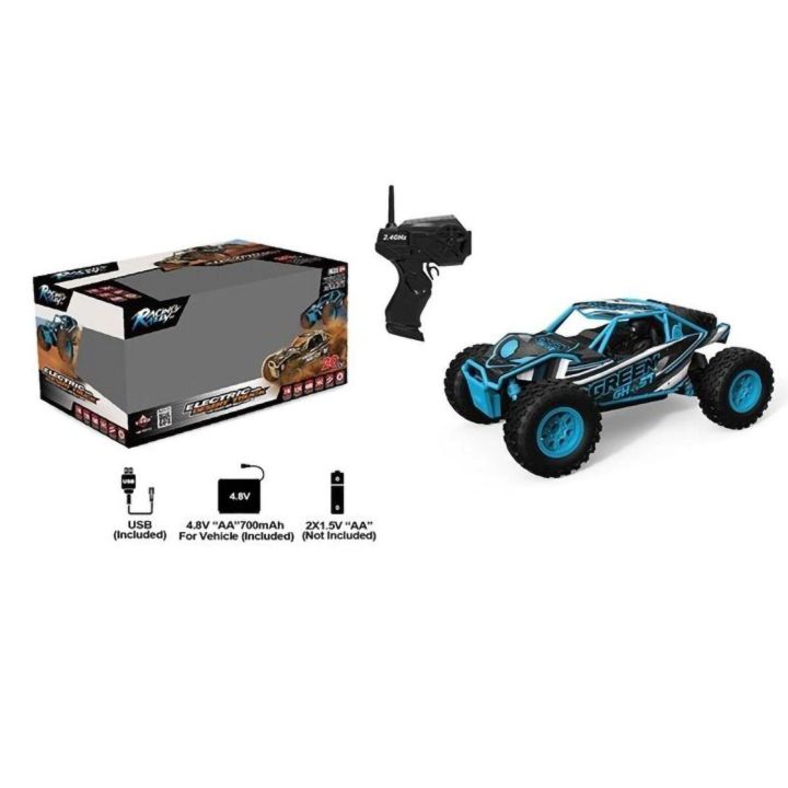 Desert Truck 4WD RC Niebieski HB SM2403 – 20 km/h, napęd 4x4, pilot 2.4 GHz | Zdalnie sterowany samochód off-road (skala 1:24)