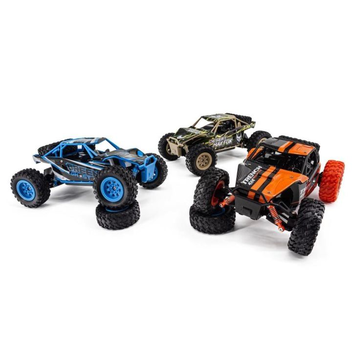 Desert Truck 4WD RC Niebieski HB SM2403 – 20 km/h, napęd 4x4, pilot 2.4 GHz | Zdalnie sterowany samochód off-road (skala 1:24)