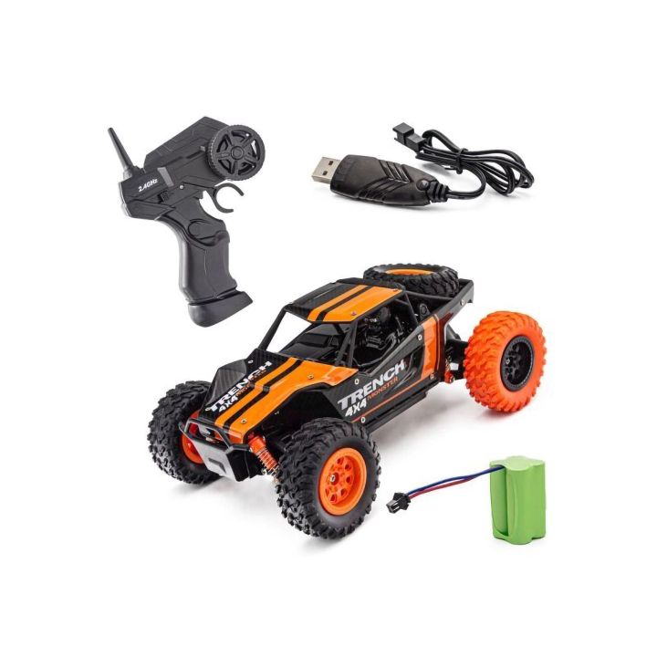 Desert Truck 4WD RC Niebieski HB SM2403 – 20 km/h, napęd 4x4, pilot 2.4 GHz | Zdalnie sterowany samochód off-road (skala 1:24)