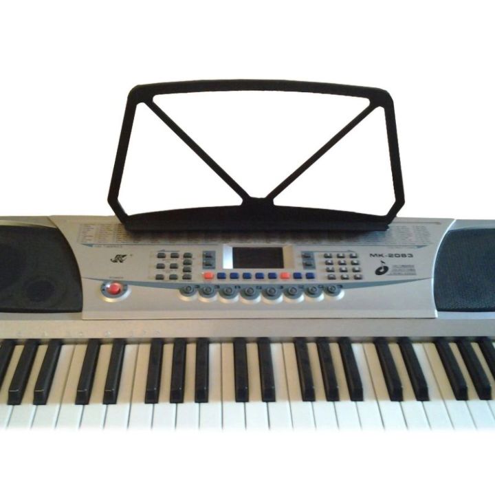 Podstawowy Keyboard Muzyczny MK-2083 – 54 klawisze, 255 rytmów, 255 barw i mikrofon | Nauka gry i kreatywna zabawa z muzyką