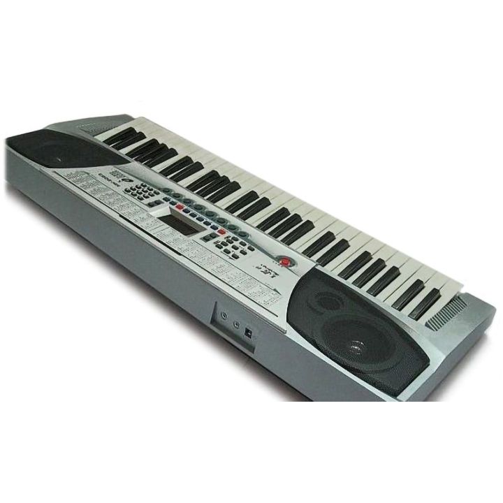 Podstawowy Keyboard Muzyczny MK-2083 – 54 klawisze, 255 rytmów, 255 barw i mikrofon | Nauka gry i kreatywna zabawa z muzyką