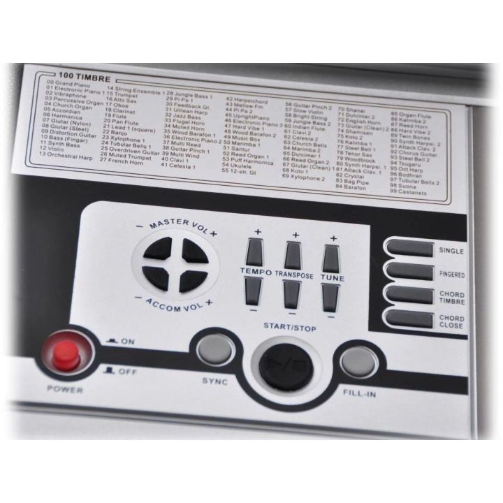 Rozszerzony Keyboard Edukacyjny MK-922 – 61 klawiszy, 200 rytmów, 200 barw i tryb nauki | Rozwijaj talent muzyczny krok po kroku