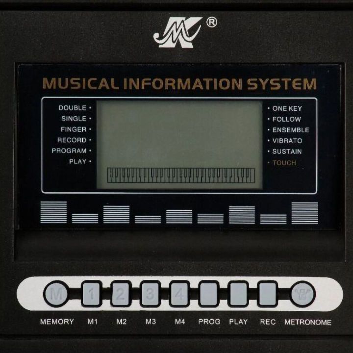 Zaawansowany Keyboard Muzyczny MK-812 – 61 klawiszy, 300 rytmów, 600 barw i miękkie klawisze | Z funkcjami studyjnymi