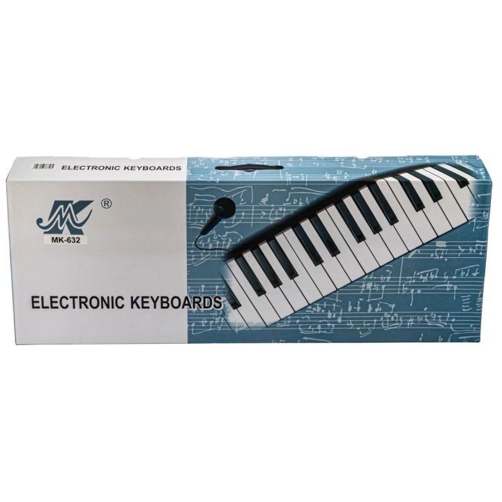 Startowy Keyboard Muzyczny MK-632 – 54 klawiszy, 8 rytmów, 16 barw z mikrofonem | Muzyczna przygoda w domu i w podróży