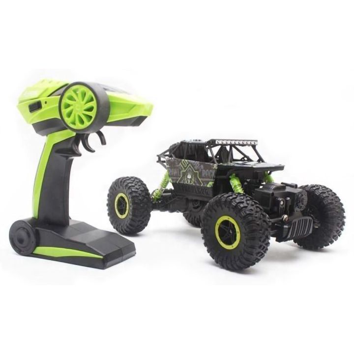 Rock Crawler 4WD RC Zielony HB P1803 – 20 km/h, napęd 4x4, pilot 2.4 GHz | Ekstremalna jazda off-road (skala 1:18)