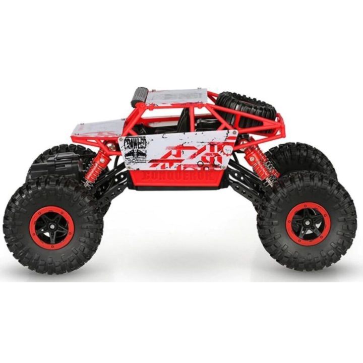 Rock Crawler 4WD RC Czerwony HB P1801 – 20 km/h, napęd 4x4, pilot 2.4 GHz | Ekstremalna jazda off-road (skala 1:18)