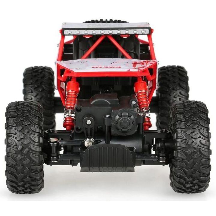 Rock Crawler 4WD RC Czerwony HB P1801 – 20 km/h, napęd 4x4, pilot 2.4 GHz | Ekstremalna jazda off-road (skala 1:18)
